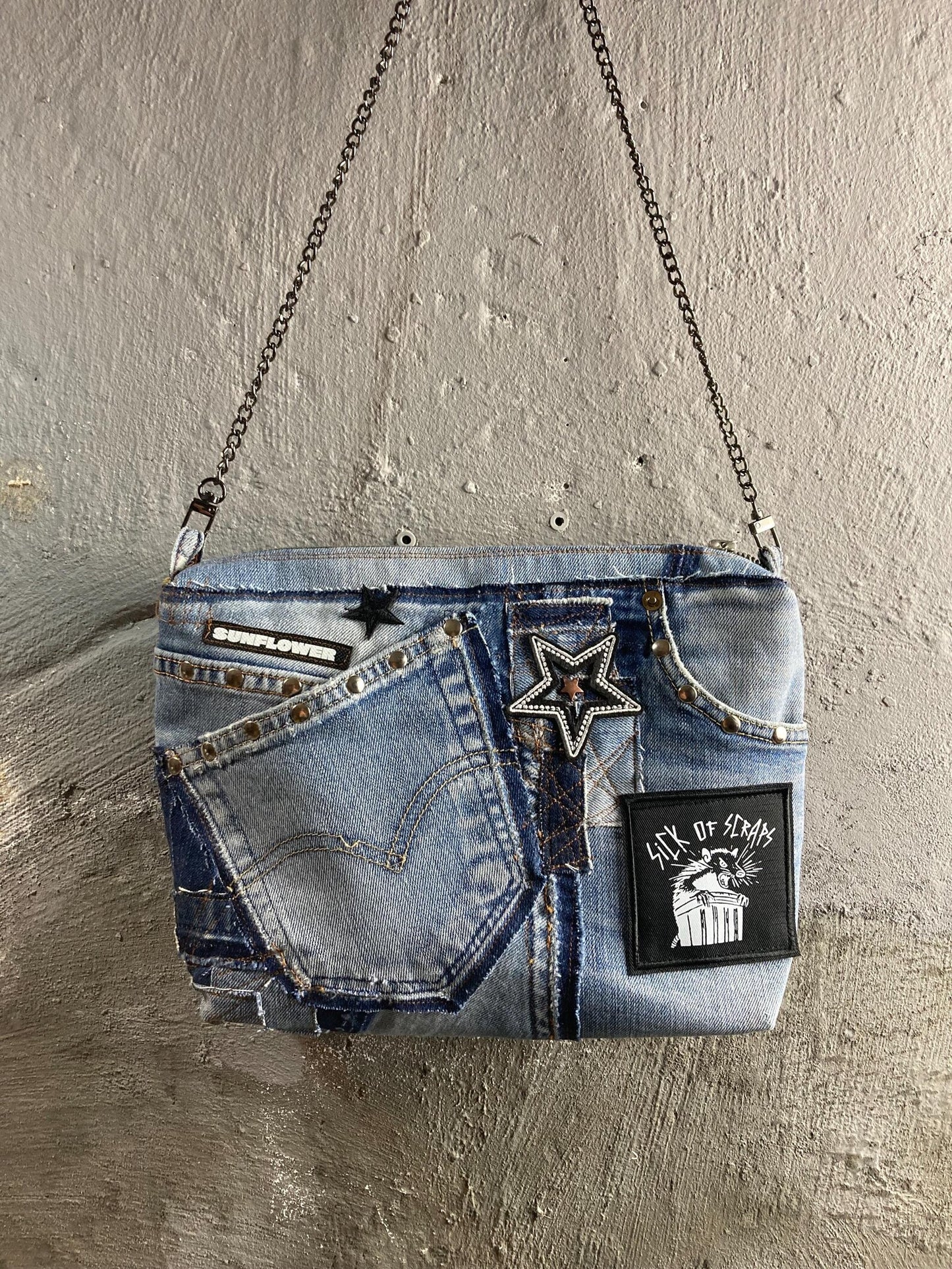 UPCYCLING LEVIS DENIM SMALL SHOULDER BAG