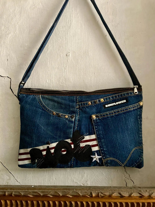 UPCYCLING LEVIS DENIM SMALL SHOULDER BAG