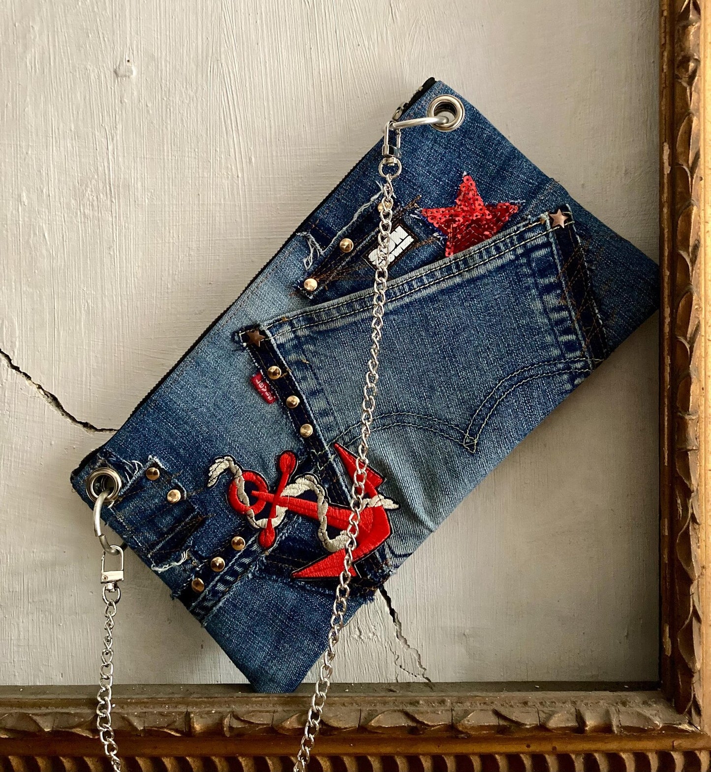 UPCYCLING LEVIS DENIM SMALL SHOULDER BAG