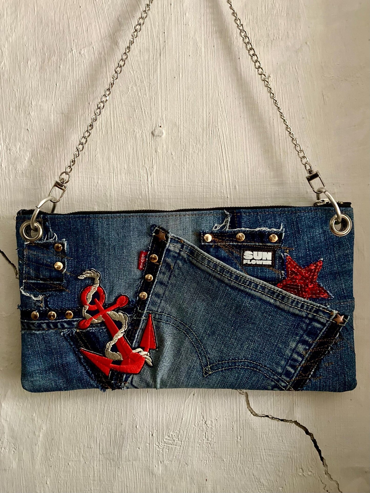 UPCYCLING LEVIS DENIM SMALL SHOULDER BAG