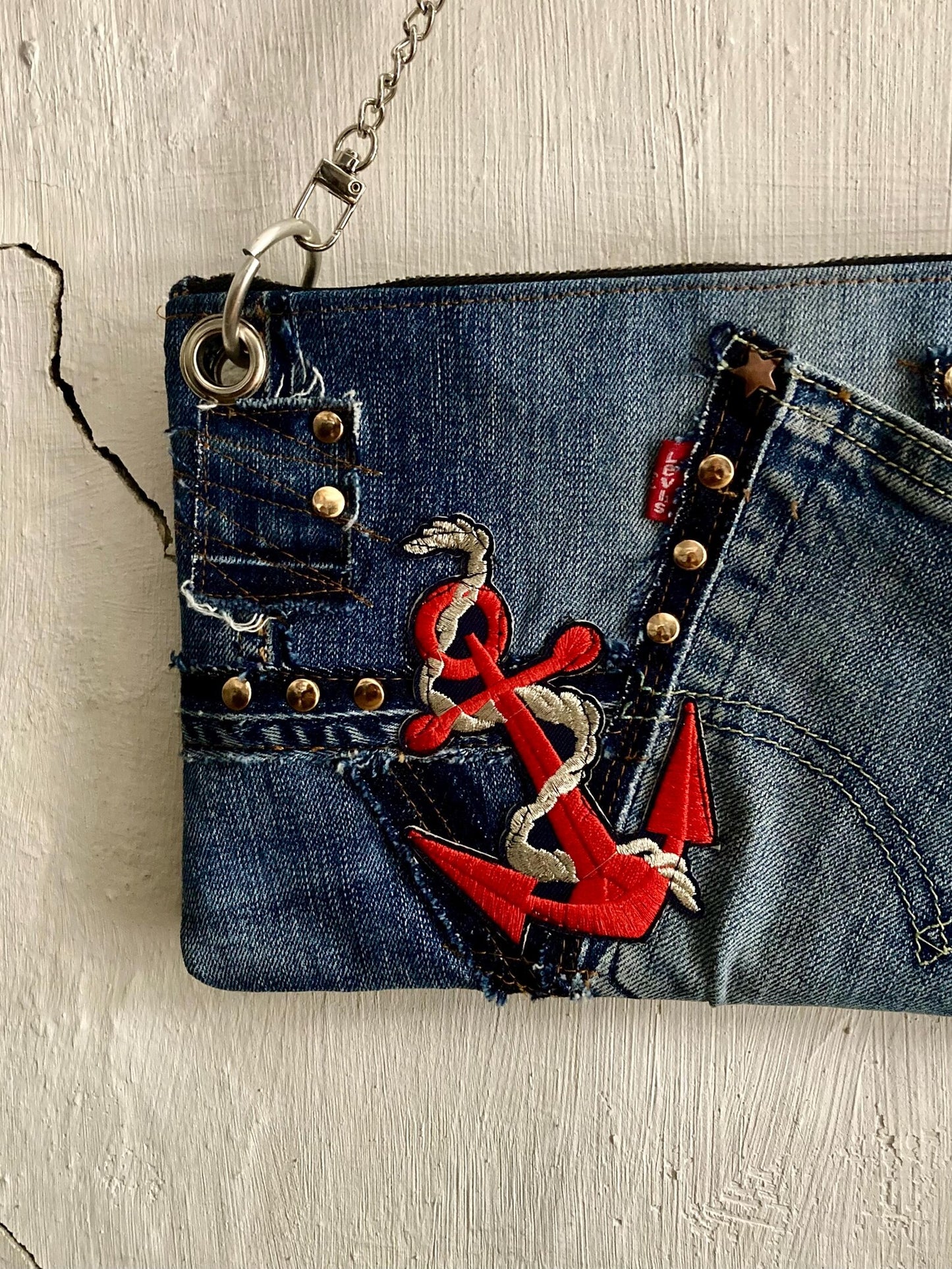 UPCYCLING LEVIS DENIM SMALL SHOULDER BAG
