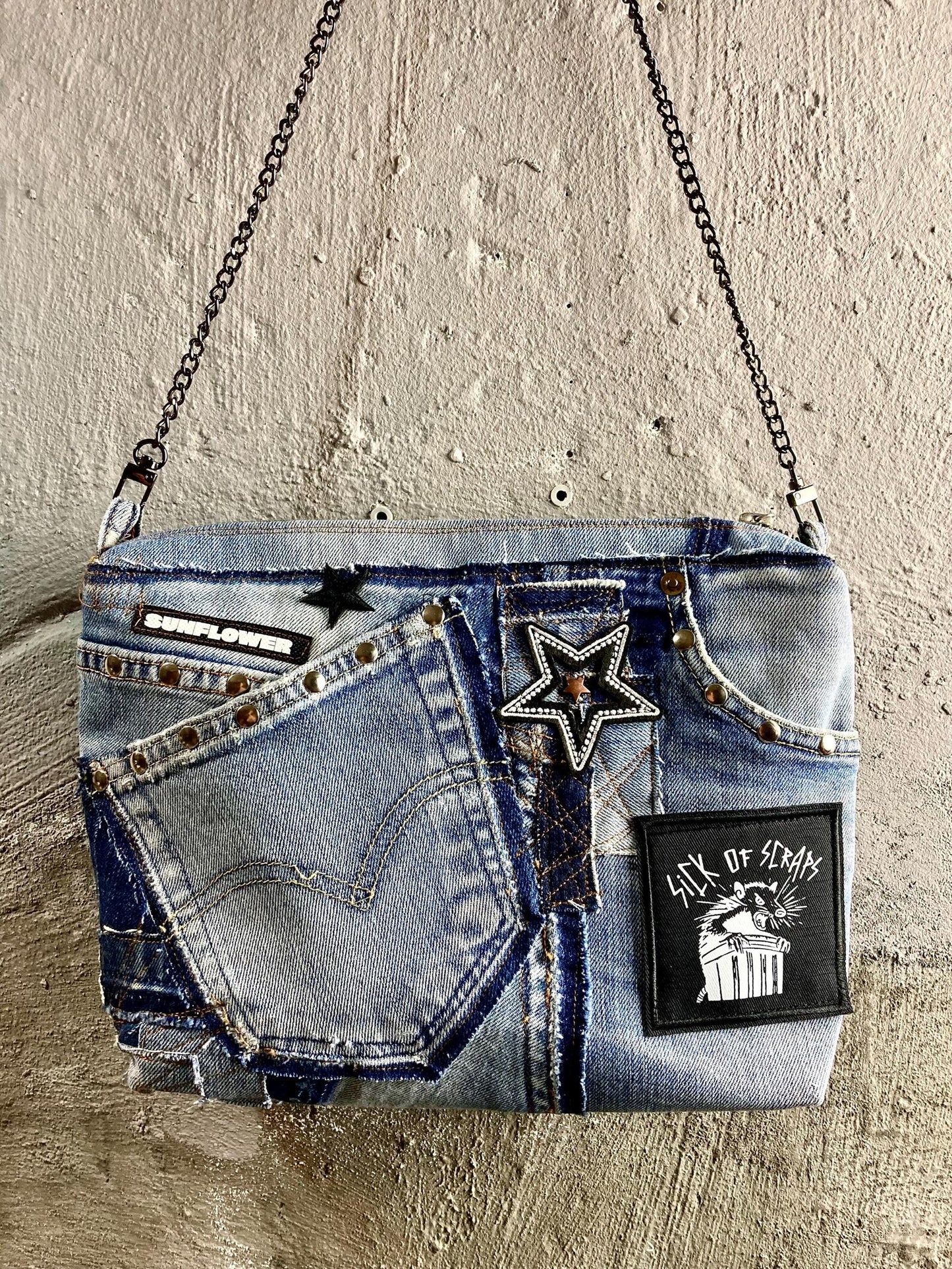 UPCYCLING LEVIS DENIM SMALL SHOULDER BAG