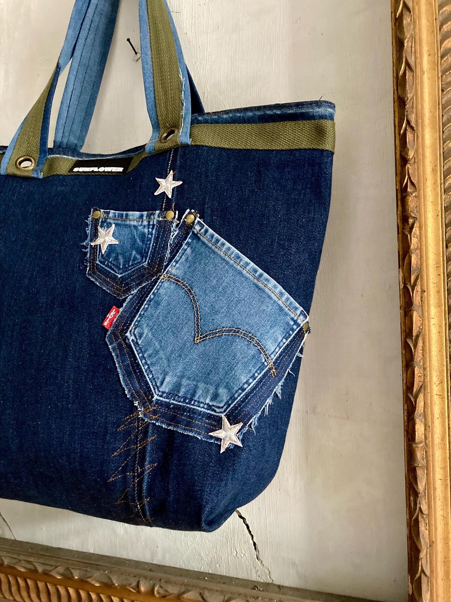UPCYCLING LEVIS TOTE BAG