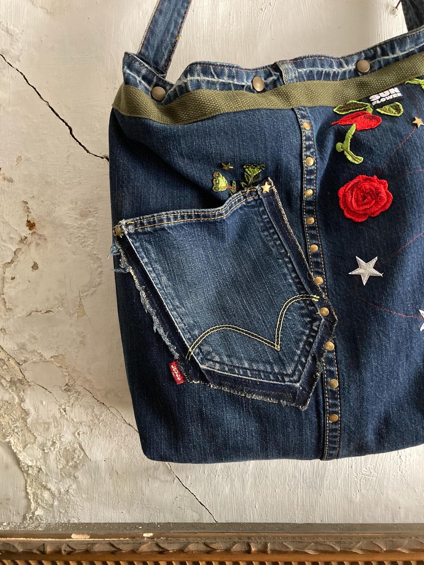 UPCYCLING LEVIS DENIM TOTE BAG